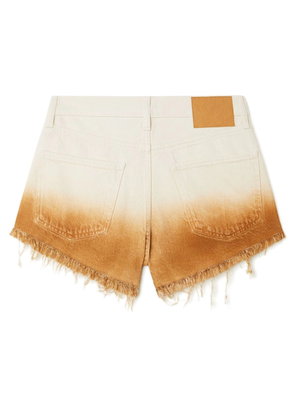 Affordable Women gradient denim Alanui Bright shorts Hues 0418